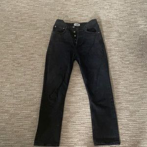 COPY - Agolde Riley High Rise straight crop panar…